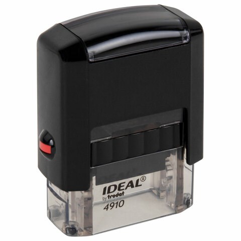 Оснастка для штампа, размер оттиска 26х9 мм, синий, TRODAT IDEAL 4910 P2, подушка в комплекте, 125414 238379