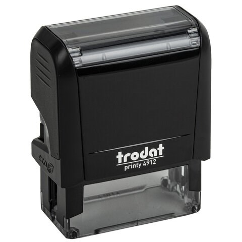 Оснастка для штампа, размер оттиска 47х18 мм, синий, TRODAT 4912 P4, подушка в комплекте, 52877 235556