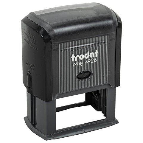 Оснастка для штампа, размер оттиска 60х33 мм, синий, TRODAT 4928, подушка в комплекте, 53122 236817