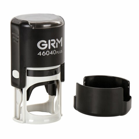 Печать самонаборная 1,5 круга, оттиск D=40 мм синий, GRM 46040, крышка, КАССА В КОМПЛЕКТЕ, 111000010 231671