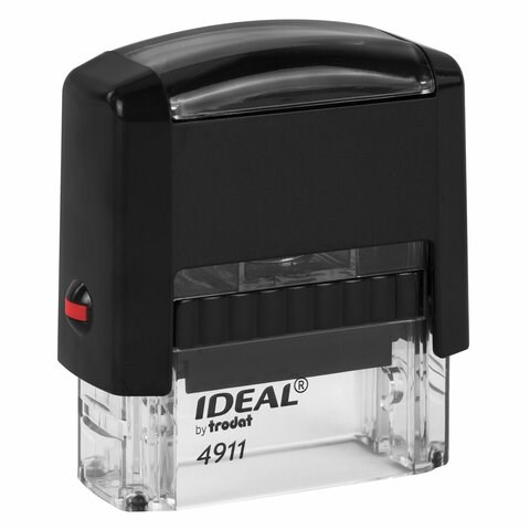Штамп стандартный "ОПЛАЧЕНО, дата", оттиск 38 х 14 мм, синий, TRODAT IDEAL 4911 DB - 3.13, 161489 238381
