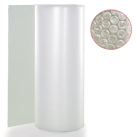 Пленка воздушно-пузырчатая 3-х слойная, ширина 1,2 м, длина 100 м, плотность 60 г/м2 603926