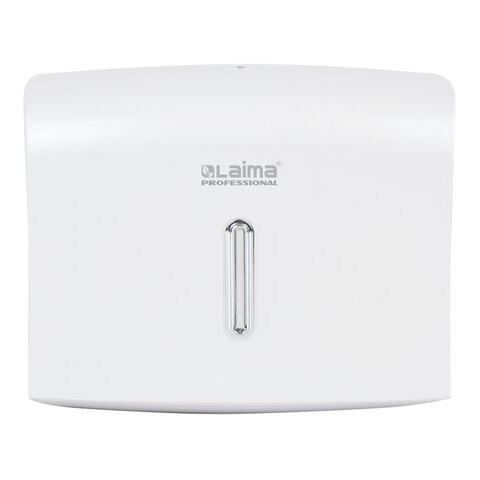Диспенсер для полотенец LAIMA PROFESSIONAL BASIC (Система H2), Z-сложения, белый, ABS, 605049 605049