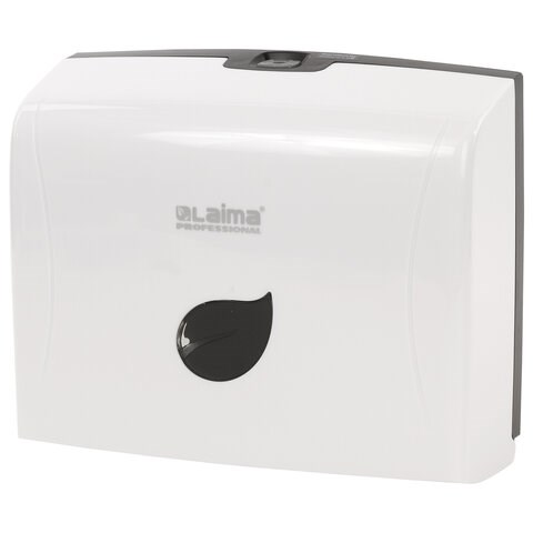 Диспенсер для полотенец LAIMA PROFESSIONAL ECO (Система H2), Z-сложения, белый, ABS-пластик, 606547 606547