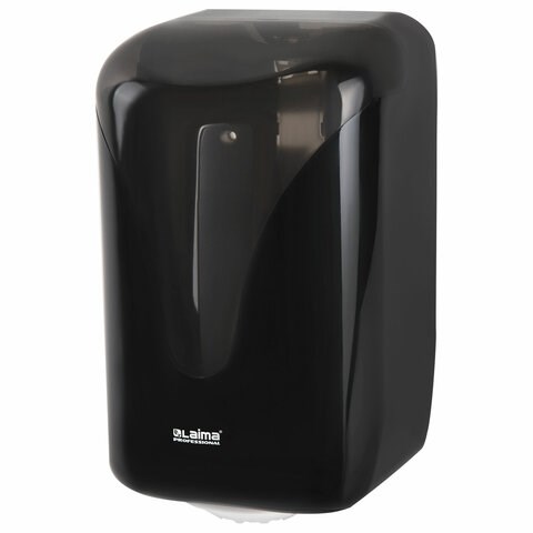 Диспенсер для полотенец с центральной вытяжкой EXTRA LAIMA PROFESSIONAL, (M1/M2), черный, ABS-пластик, 609477, 303213 609477
