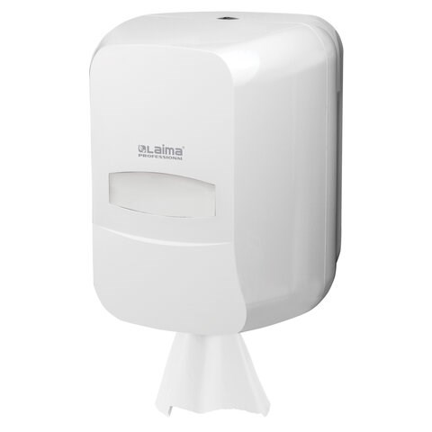Диспенсер для полотенец с центральной вытяжкой LAIMA PROFESSIONAL CLASSIC (Система M1/M2), белый, ABS-пластик, 601430 601430