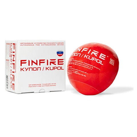 Огнетушитель самосрабатывающий порошкового типа (АУПП), защищаемый объем 3 м3, КУПОЛ, FINFIRE, 610969 610969