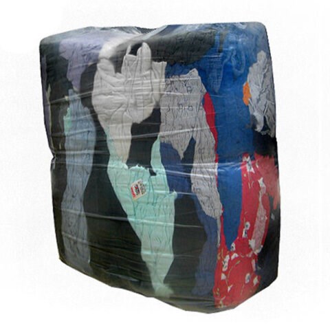 Ветошь трикотаж ЭКОНОМ 10 кг, лоскуты 40х60 (±10 см) плотность 180-250 г/м2, 60% хлопок, 40% синтетика 608956