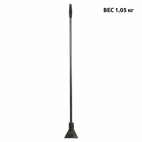 Ледоруб-топор 15 см, ВЕС 1,05 кг, металлическая ручка 135 см, D=25 мм, для уборки льда, наледи, слежавшегося снега, Б-3 600830