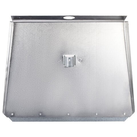 Лопата снеговая трехбортная 46х35 см, ЛА-3б алюминий 1,5 мм, планка металлическая на клепках, БЕЗ ЧЕРЕНКА, ГРАНДМАСТЕР, 700344 700344