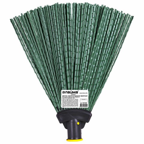 Метла синтетическая веерная 29х26 см, без черенка, крепление еврорезьба, №2, LAIMA EXPERT, 601828 601828