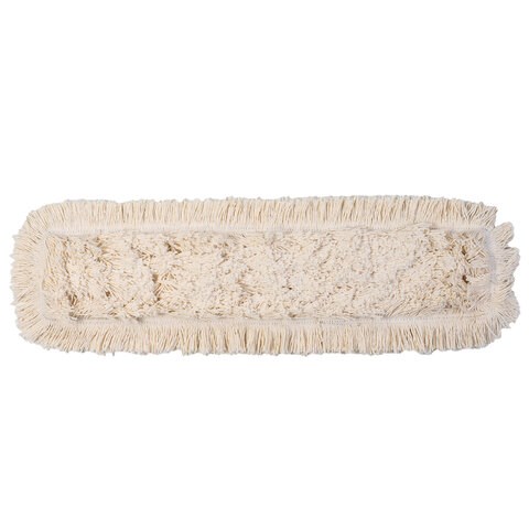 Насадка МОП плоская 60 см для швабры-рамки, карманы, хлопок, VILEDA "ДастМоп", 118102 602134