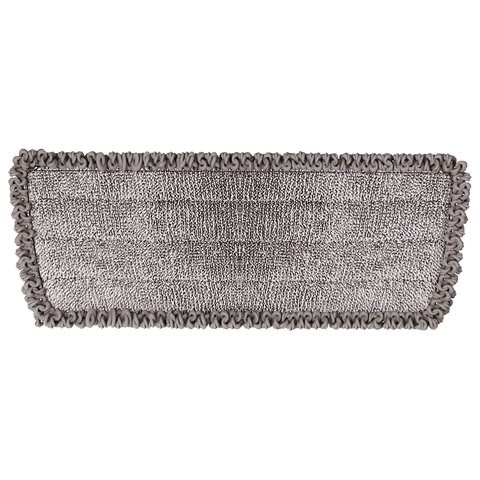 Насадки МОП для швабры липучка, КОМПЛЕКТ 2 шт., микрофибра, объемный ворс+кант, 41х14 см, LAIMA, 609144 609144