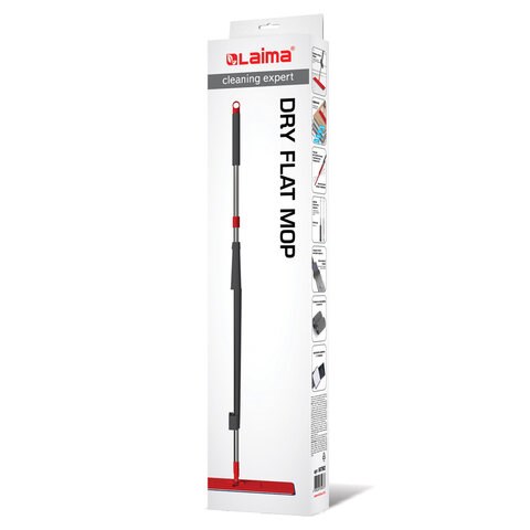 Швабра с отжимом плоская для мытья полов и уборки "Dry Flat Mop", LAIMA, 607982 607982