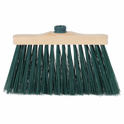 Щетка для уборки, ширина 31 см, щетина 14 см, деревянная, крепление еврорезьба, YORK "Laura", 140 604588