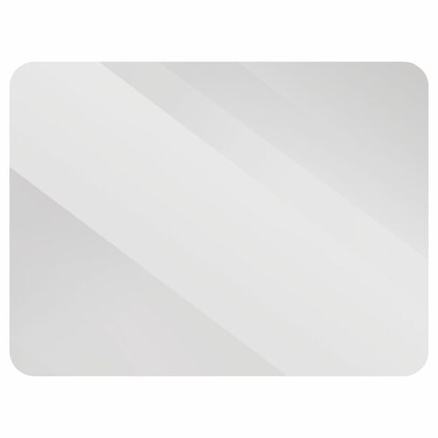 Коврик защитный напольный BRABIX, поликарбонат, 90х120 см, глянец, толщина 0,8 мм, рулон в коробе, 608711, 1008091200 608711