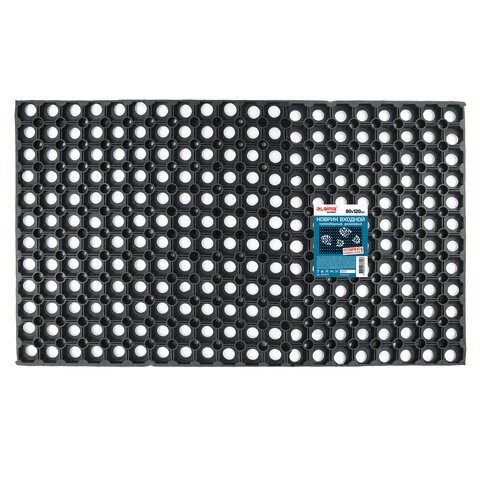 Коврик входной резиновый грязесборный ячеистый, 80х120 см, толщина 22 мм, LAIMA EXPERT, 607813 607813