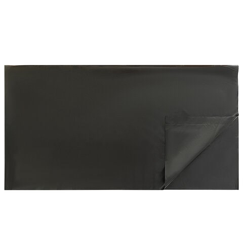 Мешки для мусора 200 л, черные, в пачке 50 штук, прочные, ПВД 37 мкм, 90х130 см, 608328 608328