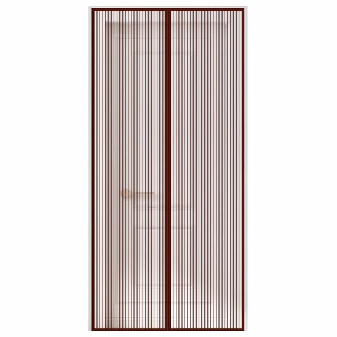 Москитная сетка дверная на магнитах 100х210 см, антимоскитная, коричневая, DASWERK, 607986 607986