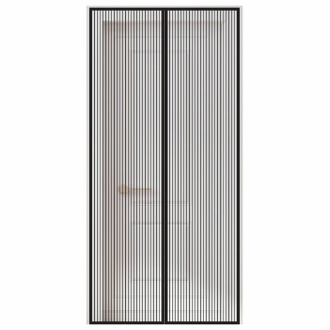 Москитная сетка дверная на магнитах 100х210 см, антимоскитная, черная, DASWERK, 607985 607985