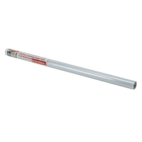 Пленка на окно самоклеящаяся статическая БЕЗ КЛЕЯ, солнцезащитная, 67,5х150 см, "Витраж", DASWERK, 607969 607969