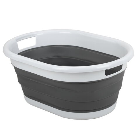 Таз складной силиконовый 26 литров 54,5х39,5 см для дома и дачи, LAIMA Home, 608670 608670