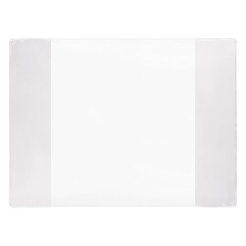 Обложка ПВХ для учебников и тетрадей А4 БОЛЬШОГО ФОРМАТА, контурных карт, атласов, ПЛОТНАЯ, 120 мкм, 302х440 мм, прозрачная, ПИФАГОР, 224842 224842