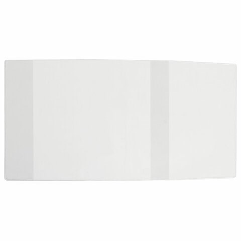 Обложка ПВХ для учебников младших классов МАЛОГО ФОРМАТА, ПЛОТНАЯ, 100 мкм, 220x460 мм, прозрачная, ПИФАГОР, 229312 229312