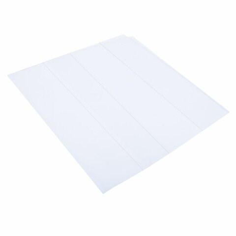 Обложка ПП со штрихкодом для учебников БОЛЬШОГО ФОРМАТА, ПЛОТНАЯ, 100 мкм, 265х590 мм, универсальная, прозрачная, ПИФАГОР, 229359 229359