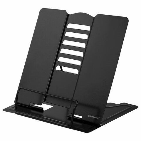 Подставка для книг и учебников BRAUBERG, Black, регулируемый наклон, металл, 238057 238057