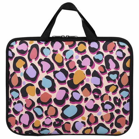 Папка на молнии с ручками BRAUBERG А4, 1 отделение, полиэстер, 20 мм, "Fun Spots", 271477 271477