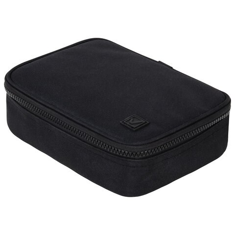 Пенал-органайзер BRAUBERG БОЛЬШОЙ, 1 отделение,1 откидная планка, ткань, 21x15x6 см, Black, 272348 272348