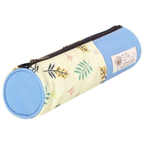 Пенал-тубус BRAUBERG, 1 отделение, полиэстер, "Dream", голубой, 20х7 см, 270266 270266