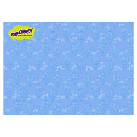 Клеёнка настольная для занятий творчеством ЮНЛАНДИЯ, ВОЗДУШНЫЙ ШАР, 50х70 см, ПВХ, 662456 662456