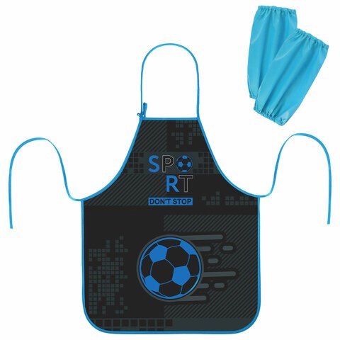Накидка фартук с нарукавниками для труда ЮНЛАНДИЯ, 46х54 см, "Sport game", 272470 272470