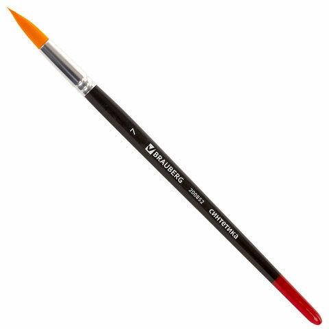 Кисть BRAUBERG синтетика, круглая, №7, 200852 200852