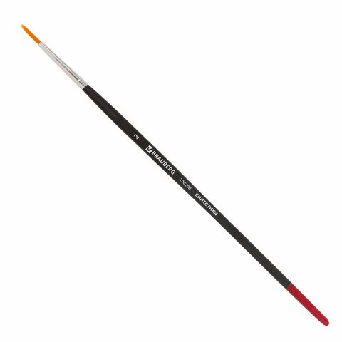 Кисть BRAUBERG, синтетика, круглая, № 2, 200208 200208