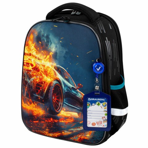 Ранец BRAUBERG FIT, 2 отделения, Speed increase, 38х27х14 см, 273109 273109