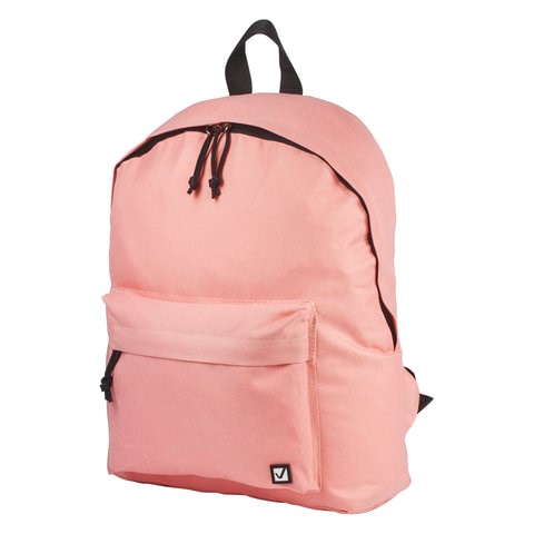 Рюкзак BRAUBERG универсальный, сити-формат, персиковый, 38х28х12 см, 227052 227052