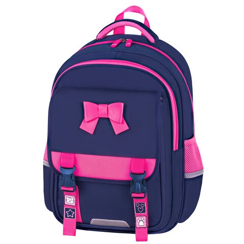 Рюкзак BRAUBERG SNAP, 2 отделения, 3 кармана, "Elegant bow", 39х28х16 см, 273129 273129