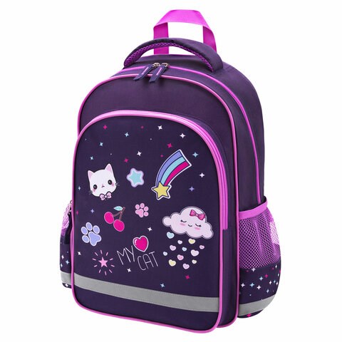 Рюкзак ПИФАГОР SCHOOL, 1 отделение, 3 кармана, "Leapfrog", 38x28х14 см, 273167 273167
