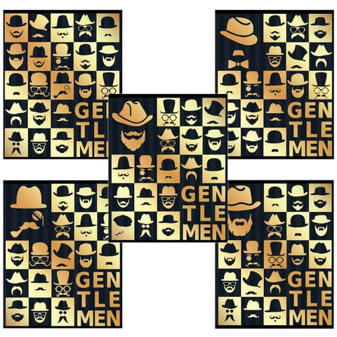 Тетрадь А5, 48 л., BRAUBERG, скоба, клетка, тиснение фольгой, ДЖЕНТЛЬМЕН, 403046 403046