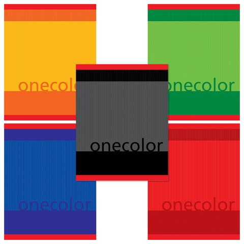 Тетрадь А5, 48 л., STAFF, скоба, линия, офсет №2 ЭКОНОМ, обложка картон, "МОНОХРОМ", 402785 402785