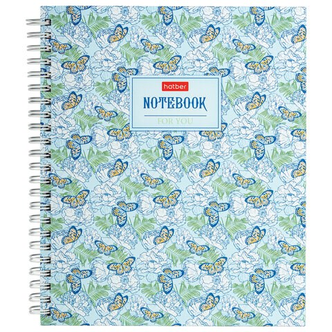 Тетрадь А5, 96 л., HATBER, гребень, клетка, обложка твердая, "В аромате грез", 070332, 96Тт5В1гр_24205 113830
