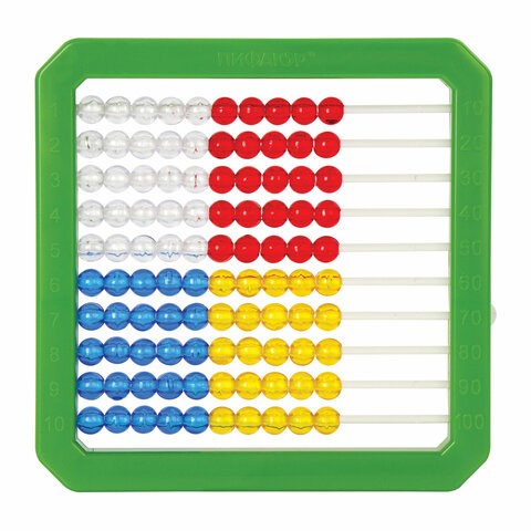 Счеты детские ПИФАГОР "Учись считать!", 160х160 мм, 105857 105857