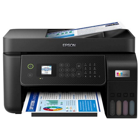 МФУ струйное EPSON L5290 "4 в 1", А4, 33 стр./мин, 5760x1440, ЖК-дисплей, АПД, Wi-Fi, с/к, СНПЧ, C11CJ65508 354847