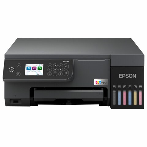 МФУ струйное EPSON L8100 "3 в 1", А4, 22 стр./мин, 5760х1440, печать на CD/DVD, Wi-Fi, СНПЧ, C11CK94402 355035