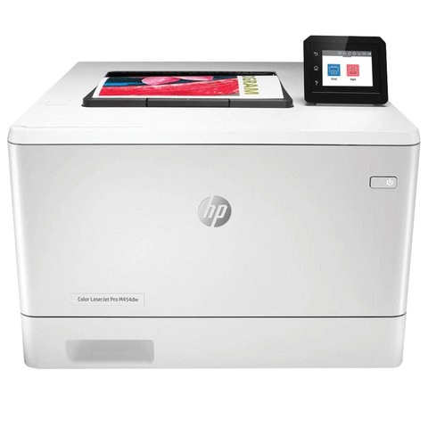 Принтер лазерный ЦВЕТНОЙ HP Color LaserJet Pro M454dw А4, 27 стр./мин., 50000 стр./мес., ДУПЛЕКС, Wi-Fi, сетевая карта, W1Y45A 354375