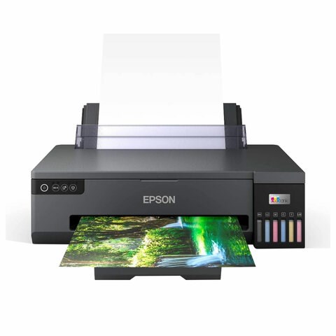Принтер струйный EPSON L18050 А3+, 22 стр./мин, 5760x1440, печать на CD/DVD, Wi-Fi, СНПЧ, C11CK38403 355034