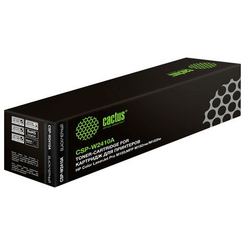 Картридж лазерный CACTUS (CSP-W2410A) для HP Color LaserJet Pro M155/M182nw, черный, ресурс 1050 страниц 364160